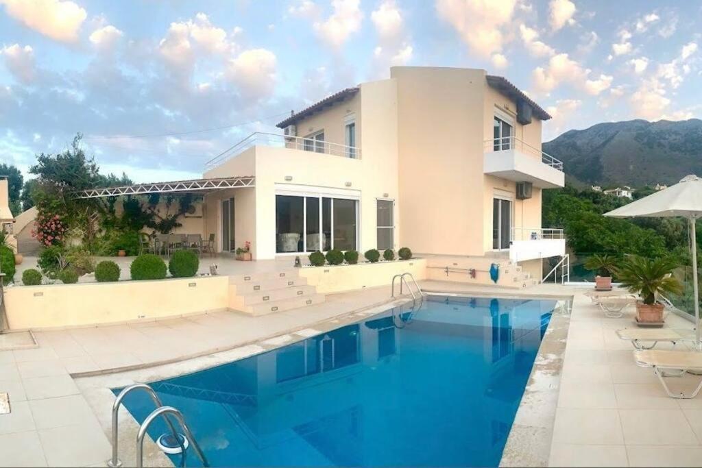 Villa Vuna - Private Pool -Sea View Hanya Dış mekan fotoğraf
