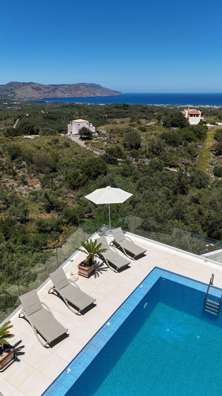 Villa Vuna - Private Pool -Sea View Hanya Dış mekan fotoğraf